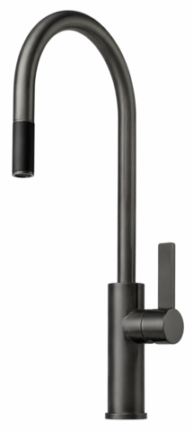 1528146-1 Köksblandare - Tapwell, graphite, utdragbart munstycke, ARM185