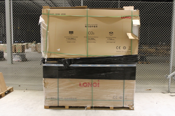 1502100-2 Solcellspaneler Longi 550W, 62 st