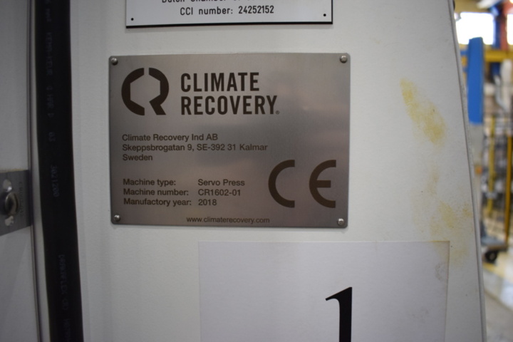 1452741-9 Climate recovery, pallställ m.m.