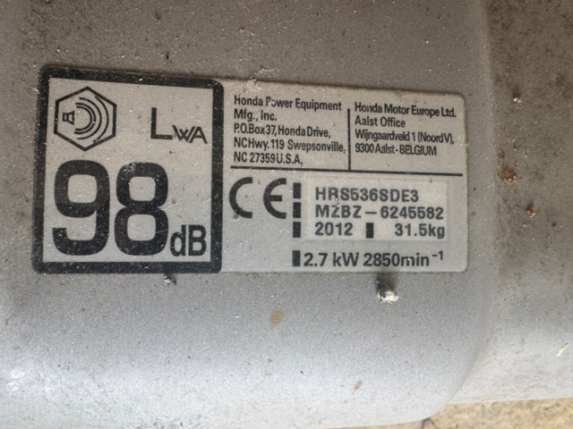 1405800-7 Honda HRS 536