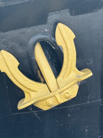 1405802-2 Anchor hook with approximately 15 meters of chain
