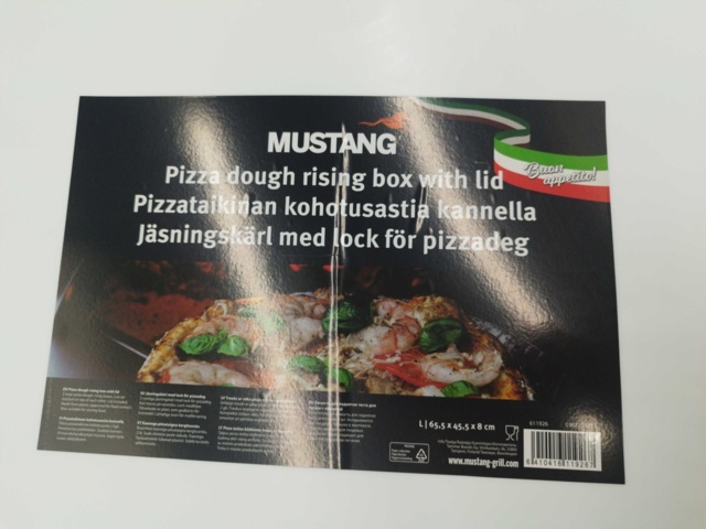 1529019-2 Pizzadegslåda & kolgrill - Mustang, Travel