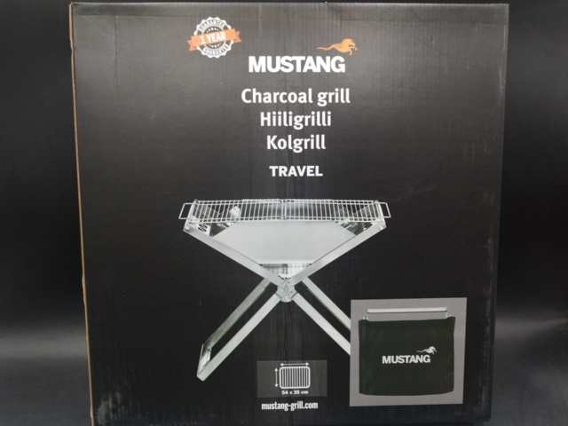 1529019-3 Pizzadegslåda & kolgrill - Mustang, Travel
