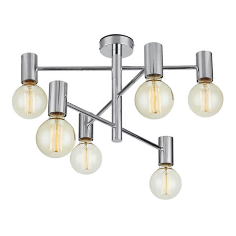 1529669-1 Ceiling lamp, 2 pcs - Bathlife, Blänka 6L, chrome