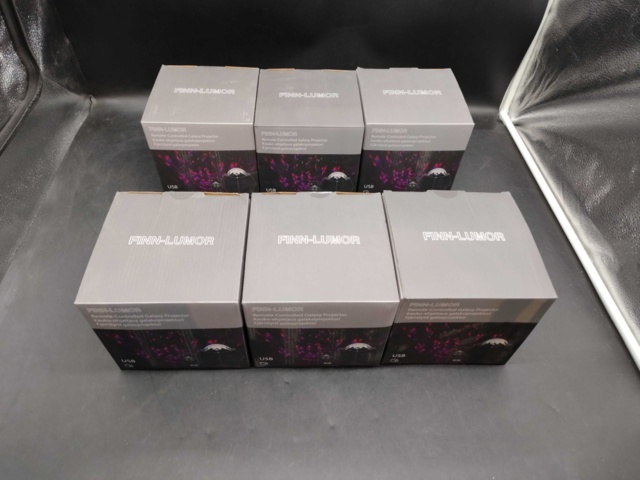 1529574-2 Galaxiprojektor, 6 st - Finn-Lumor, fjärrkontroll, USB