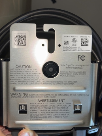 1421851-3 Ca 160st Optimerare för solceller SolarEdge 370-800 Watt
