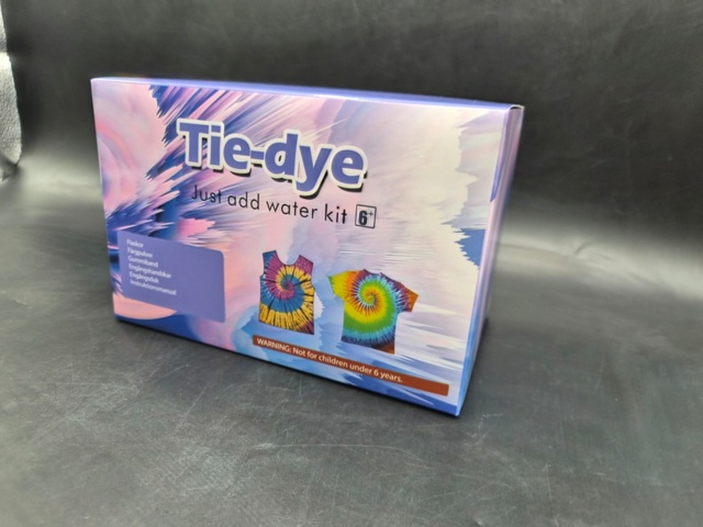 1530849-1 Tie dye-kit, 12 st - skapa egna motiv på kläder