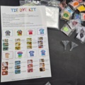 1530849-2 Tie dye-kit, 12 st - skapa egna motiv på kläder