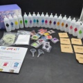 1530849-9 Tie dye-kit, 12 st - skapa egna motiv på kläder