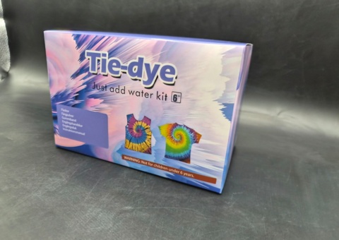 Tie dye-kit, 12 st - skapa egna motiv på kläder