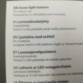 1529058-4 Ljuslykta & akrylkanin - LED, Finn-Lumor