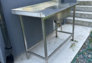 1521754 Rostfri diskbänk