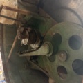 1530251-28 Historic, manually operated washing machine with an associated clothes wringer
