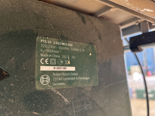 1504183-6 Bordssåg med stativ - Bosch PTS 10