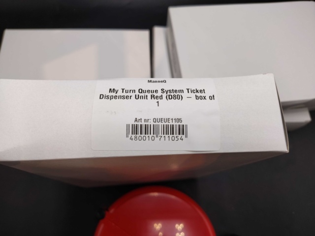 1530626-2 Biljettdispenser, 4 st
