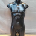 1530642-1 Mannekängtorso - herr, svart