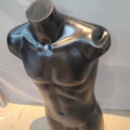 1530642-2 Mannekängtorso - herr, svart