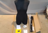 1530643 Mannekängtorso med stativ - flexibla armar