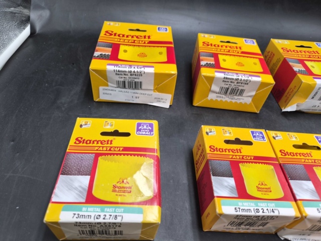 1531058-5 Starrett hole saws, 18 pcs - Starrett, Deep Cut, Fast Cut