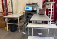 1411053 Packing table, computer, label printer, etc.