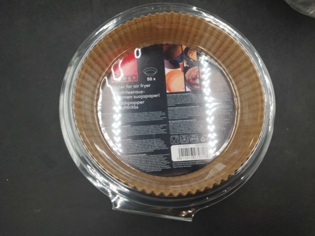 1529100-3 Bakplåtspapper till airfryer, 750 st - Saana, 16 cm