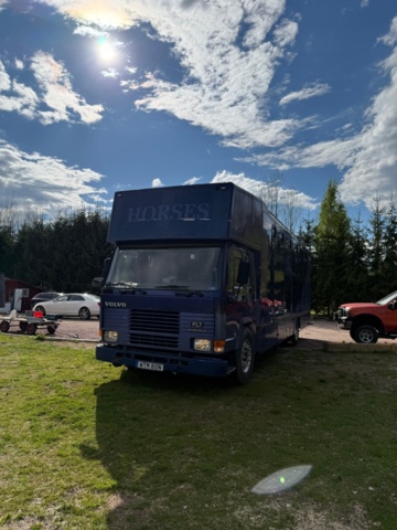 1176690-3 Stor hästtransport med pentry och sovavdelning