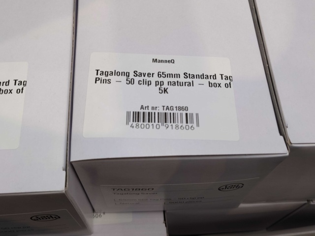 1530655-2 Tagpins 10 st 5000-pack, 65 mm