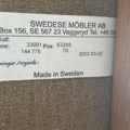 1529317-7 Kontorsinredning - Fåtöljer 2 st Yngve Ekström, skrivbord, m.m.