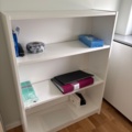 1529318-2 Kontorsinredning - Fåtöljer 2 st Yngve Ekström, skrivbord, m.m.