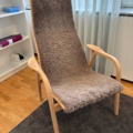 1529318-7 Kontorsinredning - Fåtöljer 2 st Yngve Ekström, skrivbord, m.m.