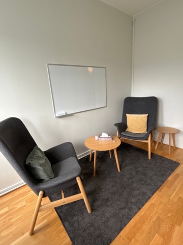 1529319-2 Kontorsinredning - Fåtöljer, skrivbord, arkivskåp, m.m.