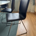 1529321-4 Matbord med stolar, kaffebryggare, m.m.
