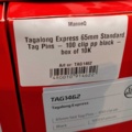 1530671-2 Tagpins  5 st 10000-pack, 65 mm