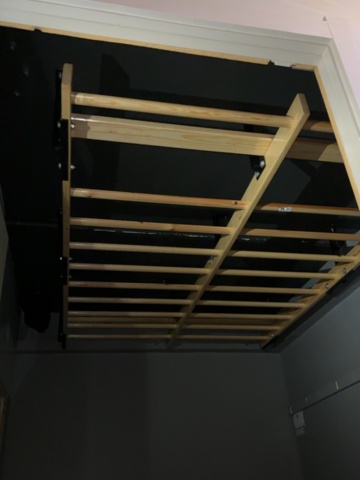 1499776-2 Slatted frame for wall mounting