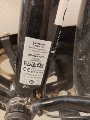 1485183-14 Elcykel - Stålhästen SNE0220-H5701