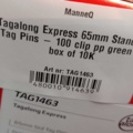 1530689-2 Tagpins, 5 st 10000-pack, 65 mm