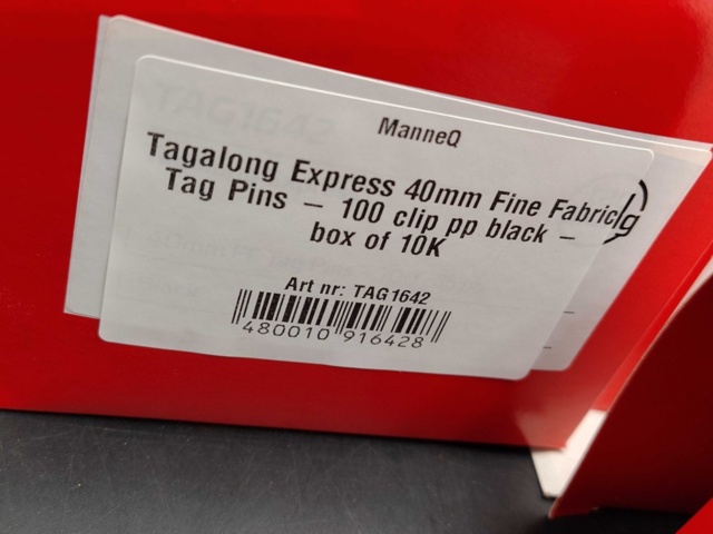 1530703-2 Tagpins, 4 st 10000-pack, 40 mm