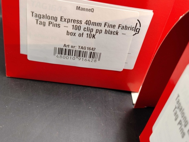 1530713-2 Tagpins, 4 st 10000-pack, 40 mm