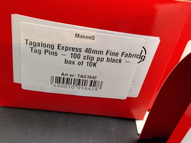 1530716-2 Tagpins, 4 pcs 10000-pack, 40 mm