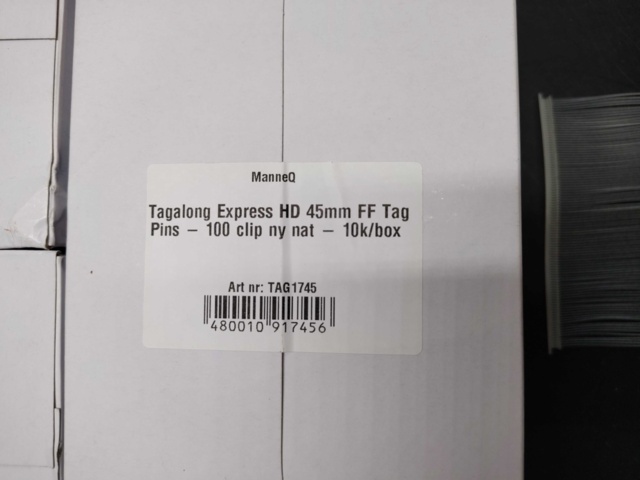 1530770-3 Tagpins, 5 st 10000-pack, 45 mm