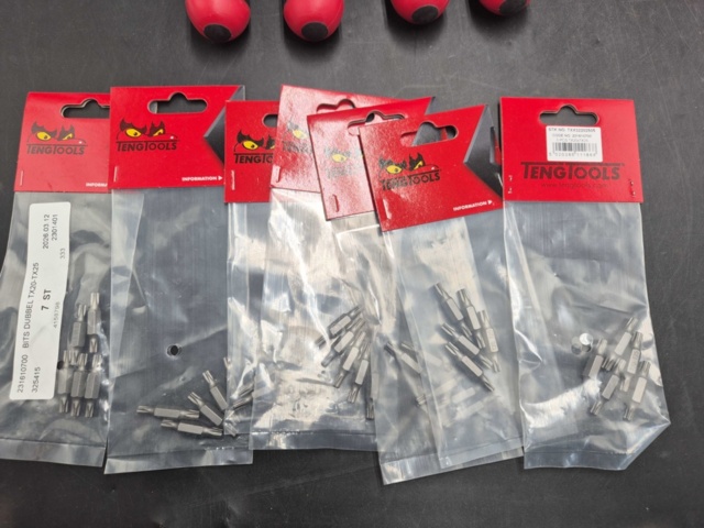 1531063-6 Screwdrivers and bits - Teng Tools, PH1/PH2, PZ1/PZ2, PH3, TX20/TX25