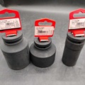 1531066-2 Krafthylsor 3 st - Teng Tools, 3/4", 1", 1-3/4"