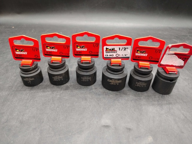 1531073-1 Power sockets 6 pcs - Teng Tools