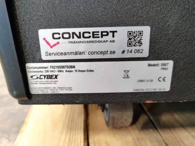 1532408-13 Löpband Cybex 550 T