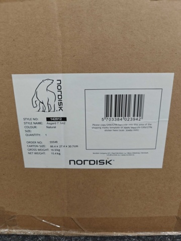 1532719-4 Tält, Nordisk Asgard 7.1