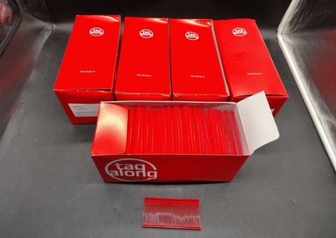 Marking pins, 50,000 pcs - Tagalong Express, 50 mm, red