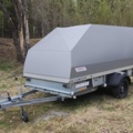 1485200-1 Trailer with cover 960kg - North Grade 4P Racing 380 RX -2021