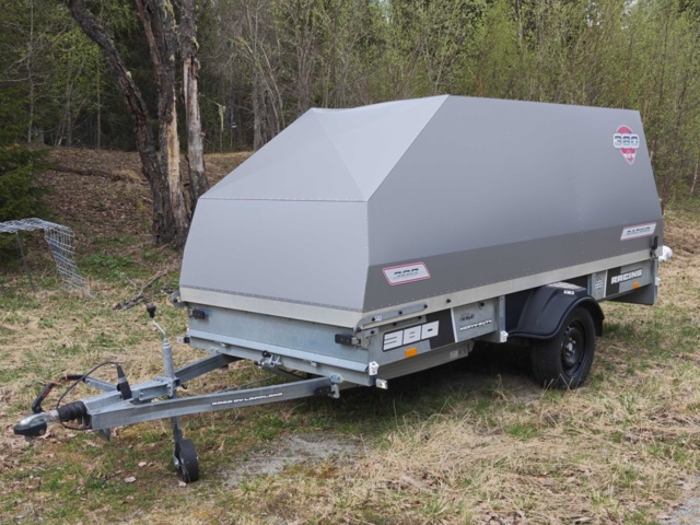 1485200-1 Trailer with cover 960kg - North Grade 4P Racing 380 RX -2021