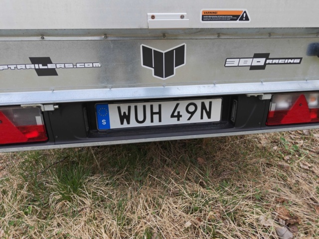 1485200-21 Trailer with cover 960kg - North Grade 4P Racing 380 RX -2021