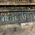 1532762-2 Sheet metal cabinet with drill threading tool